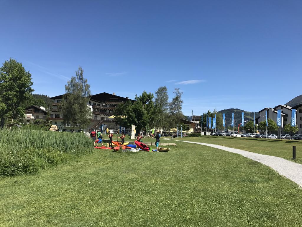 Ferienwohnung Laax Mit Traumblick, Grossem Balkon Und Terrasse Exterior photo