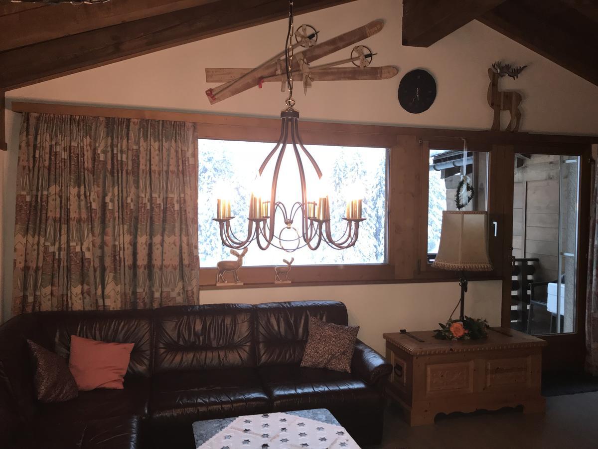 Ferienwohnung Laax Mit Traumblick, Grossem Balkon Und Terrasse Exterior photo